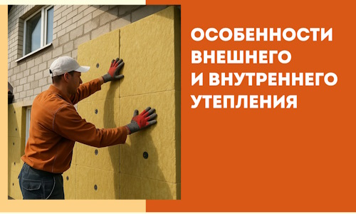 Какие особенности внешнего и внутреннего утепления в калуге