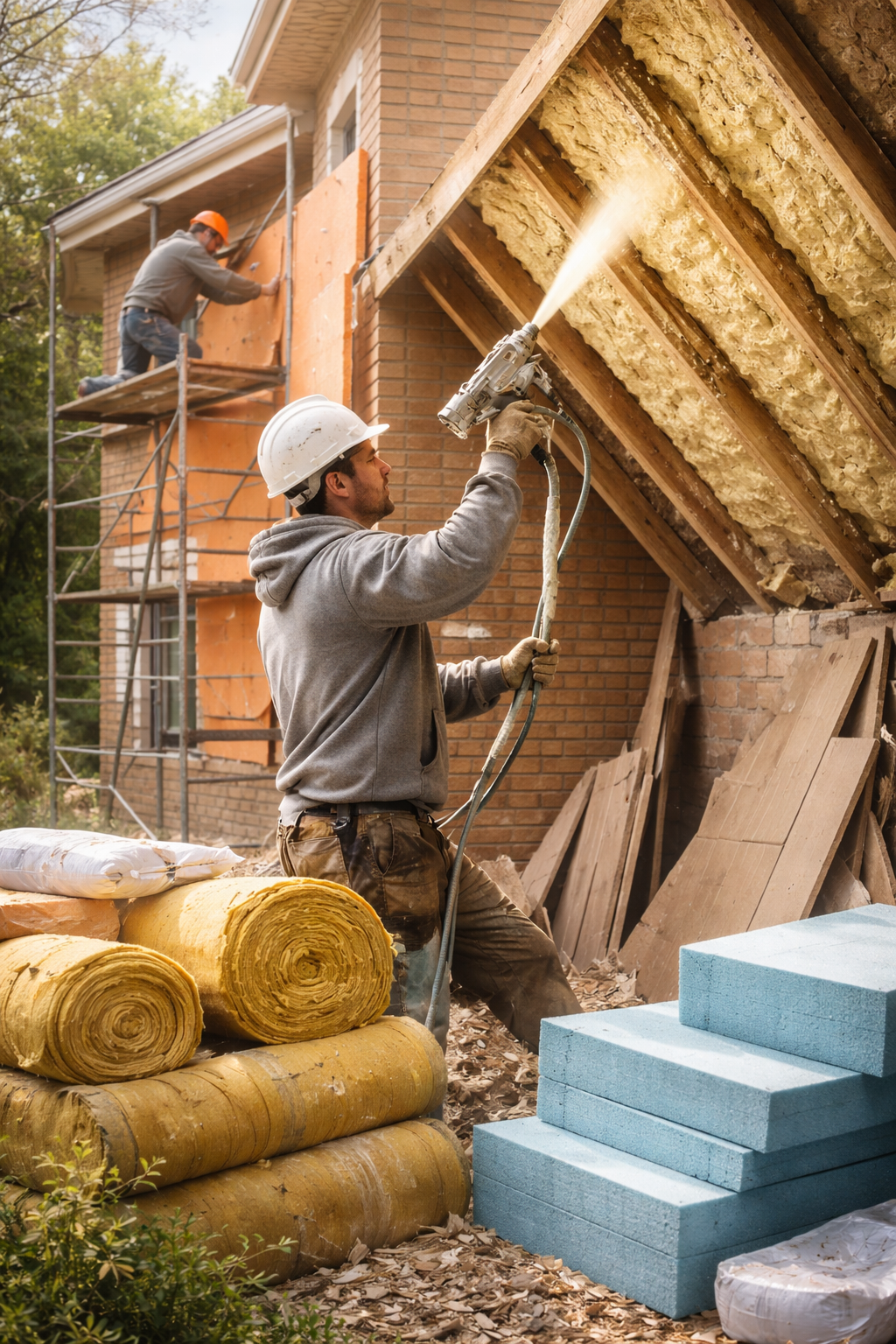 Утепление домов в калуге под ключ от 4248 руб/м2 | Профессионально — ТепломастерКлг