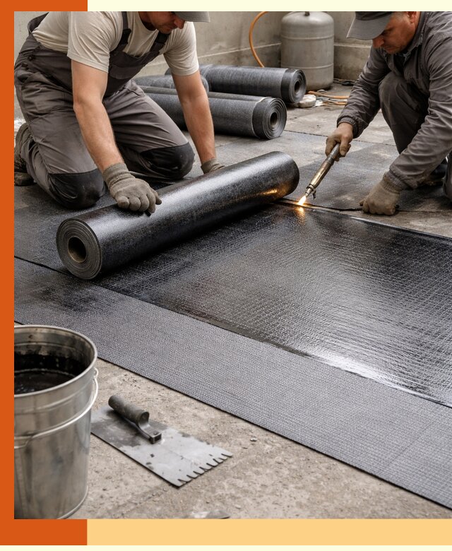 Монтаж гидроизоляционной мембраны в калуге для зданий и конструкций